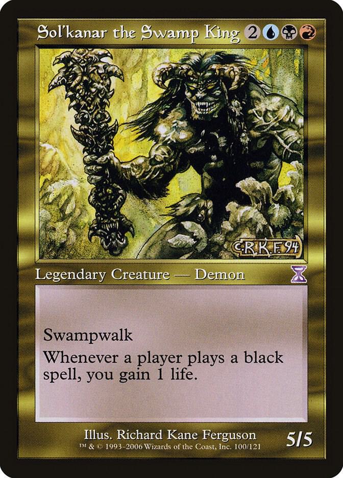 Sol'kanar the Swamp King 100 (Timeshifted)  - Foil | Good Games Adelaide SA