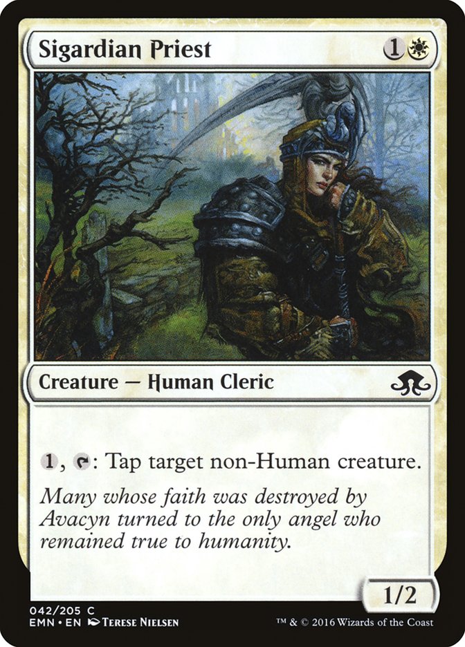 Sigardian Priest 42 (Eldritch Moon)  - Foil | Good Games Adelaide SA