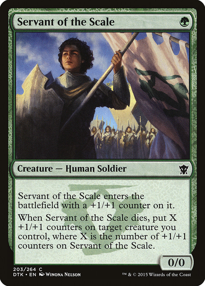 Servant of the Scale 203 (Dragons of Tarkir)  | Good Games Adelaide SA