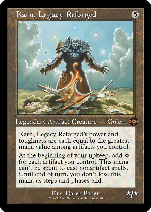 Karn, Legacy Reforged 99/50 (March of the Machine: The Aftermath)  - Retro Foil | Good Games Adelaide SA