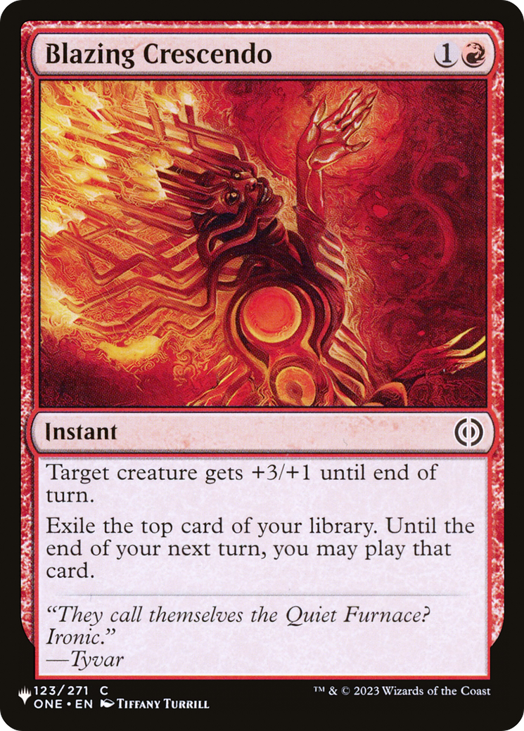 Blazing Crescendo [The List Reprints] | Good Games Adelaide SA