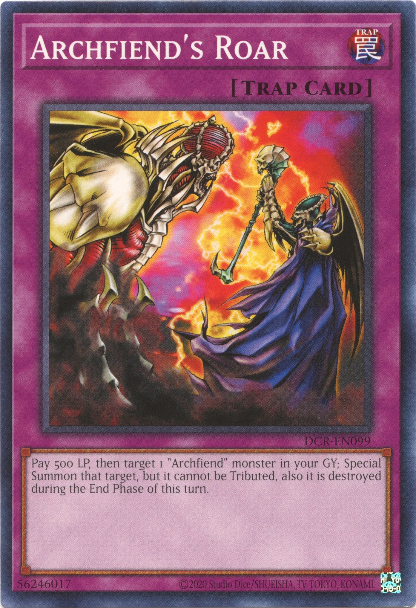 Archfiend's Roar (25th Anniversary) [DCR-EN099] Common | Good Games Adelaide SA