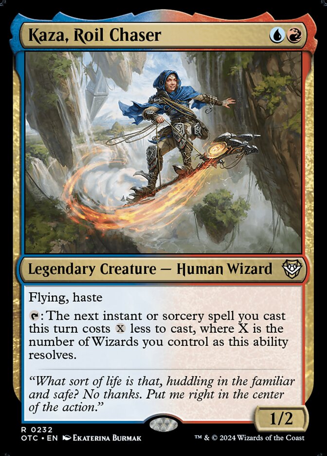 Kaza, Roil Chaser 232 (Commander: Outlaws of Thunder Junction)  | Good Games Adelaide SA