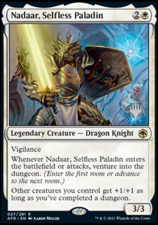 Nadaar, Selfless Paladin (Promo Pack) [Dungeons & Dragons: Adventures in the Forgotten Realms Promos] | Good Games Adelaide SA