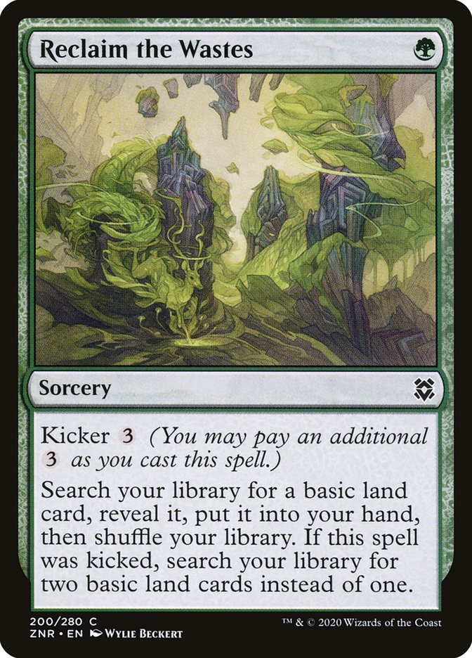 Reclaim the Wastes 200/280 (Zendikar Rising)  | Good Games Adelaide SA