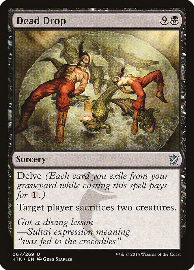 Dead Drop 67 (Khans of Tarkir)  - Foil | Good Games Adelaide SA