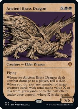Ancient Brass Dragon Showcase 389 (Commander Legends: Battle for Baldur's Gate)  | Good Games Adelaide SA