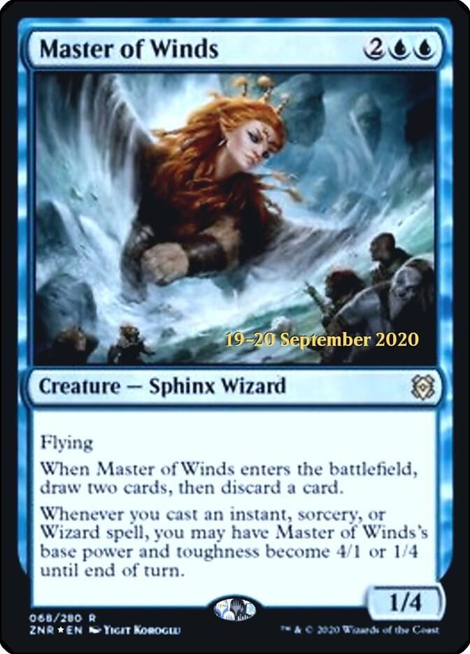 Master of Winds 68 (Prerelease Cards)  - Foil | Good Games Adelaide SA
