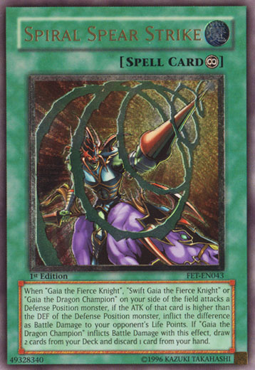Spiral Spear Strike [FET-EN043] Ultimate Rare | Good Games Adelaide SA