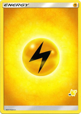 Lightning Energy (Pikachu Stamp #43) [Battle Academy 2020] | Good Games Adelaide SA
