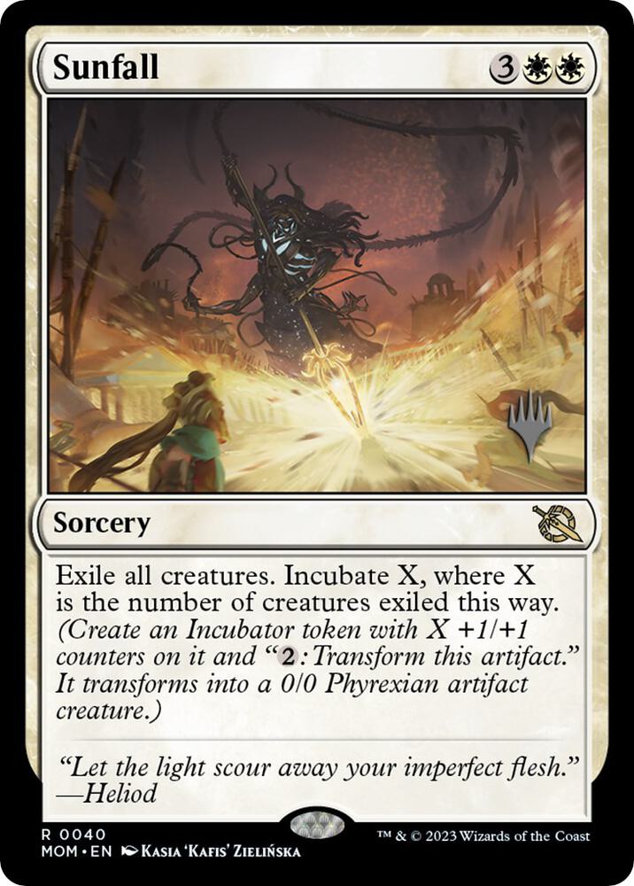Sunfall 40 (Promo Pack: March of the Machine)  - Foil | Good Games Adelaide SA