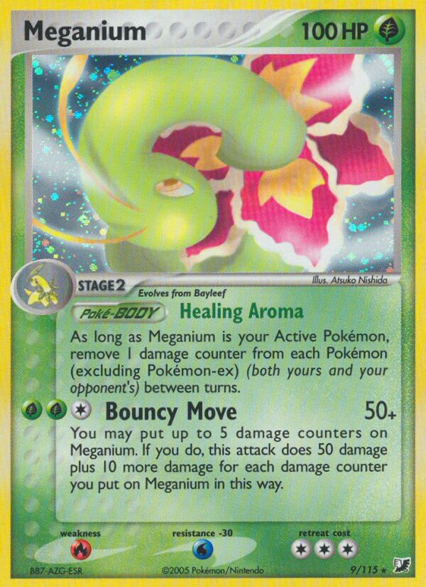 Meganium (9/115) (Theme Deck Exclusive) [EX: Unseen Forces] | Good Games Adelaide SA