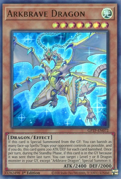 Arkbrave Dragon [GFTP-EN072] Ultra rare | Good Games Adelaide SA