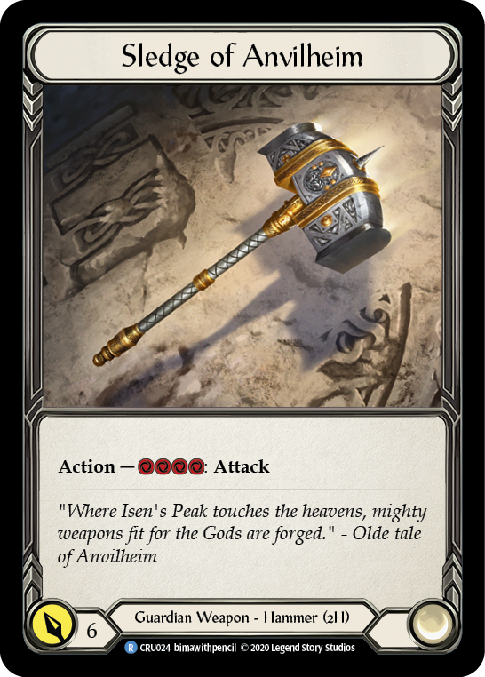 Sledge of Anvilheim [CRU024] 1st Edition Cold Foil | Good Games Adelaide SA