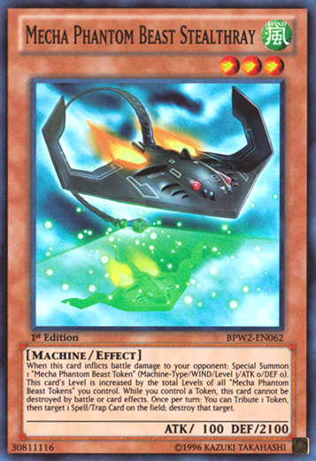 Mecha Phantom Beast Stealthray [BPW2-EN062] Super Rare | Good Games Adelaide SA