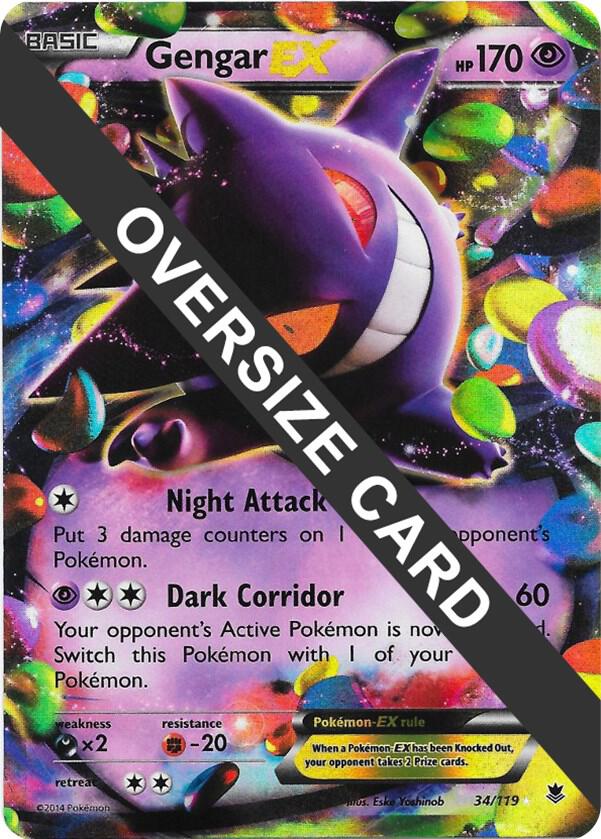 Gengar EX 34 119 034/119 (Jumbo Cards)  - Holofoil | Good Games Adelaide SA