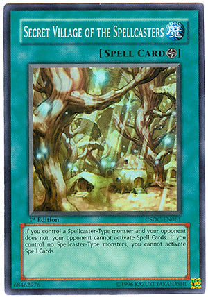 Secret Village of the Spellcasters [CSOC-EN061] Super Rare | Good Games Adelaide SA