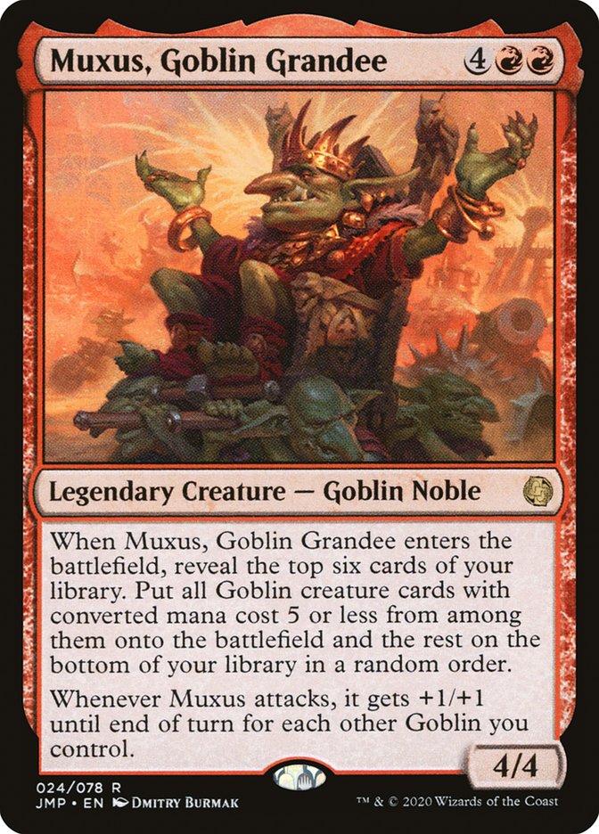 Muxus, Goblin Grandee [Jumpstart] | Good Games Adelaide SA