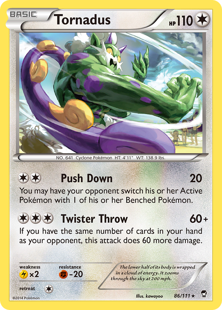 Tornadus (86/111) [XY: Furious Fists] | Good Games Adelaide SA