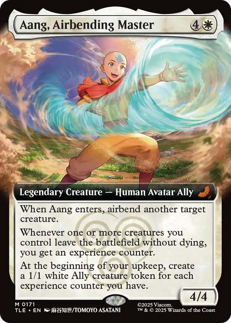 Aang, Airbending Master (Extended Art) [Avatar: The Last Airbender: Eternal-Legal] | Good Games Adelaide SA