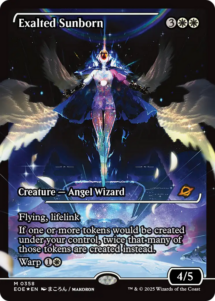 Exalted Sunborn (Showcase) [Edge of Eternities] | Good Games Adelaide SA