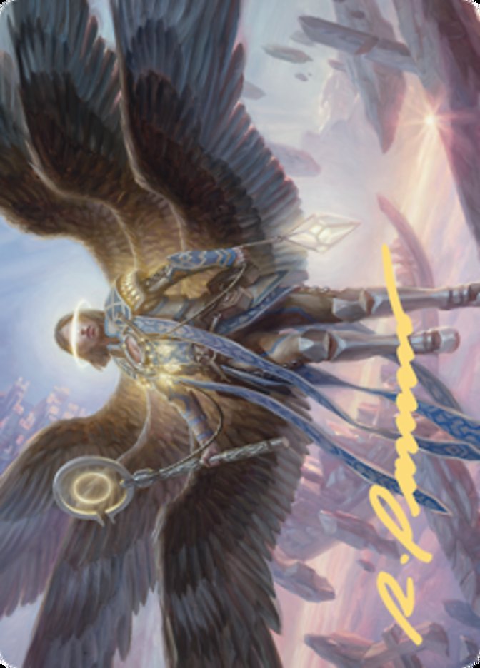 Angel of Destiny Art Card (Gold-Stamped Signature) [Zendikar Rising Art Series] | Good Games Adelaide SA