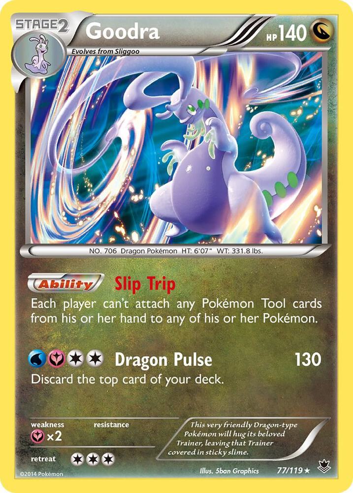 Goodra 77/119 (XY - Phantom Forces)  - Holofoil | Good Games Adelaide SA