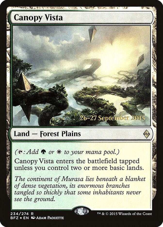 Canopy Vista 234 (Prerelease Cards)  - Foil | Good Games Adelaide SA