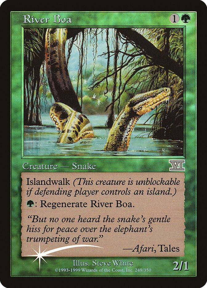 River Boa 249 (FNM Promos)  - Foil | Good Games Adelaide SA