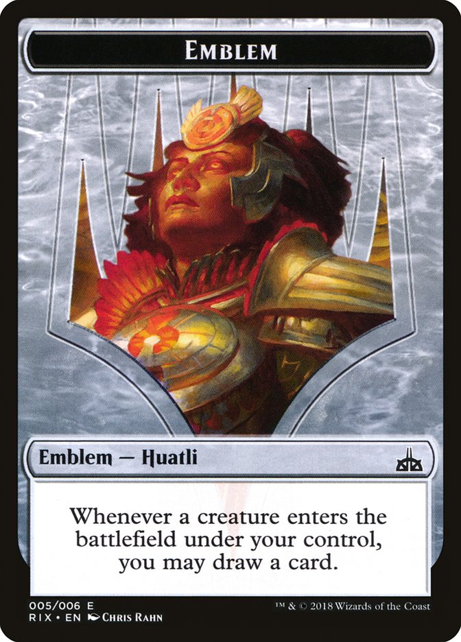 Huatli, Radiant Champion 5 (Rivals of Ixalan)  | Good Games Adelaide SA
