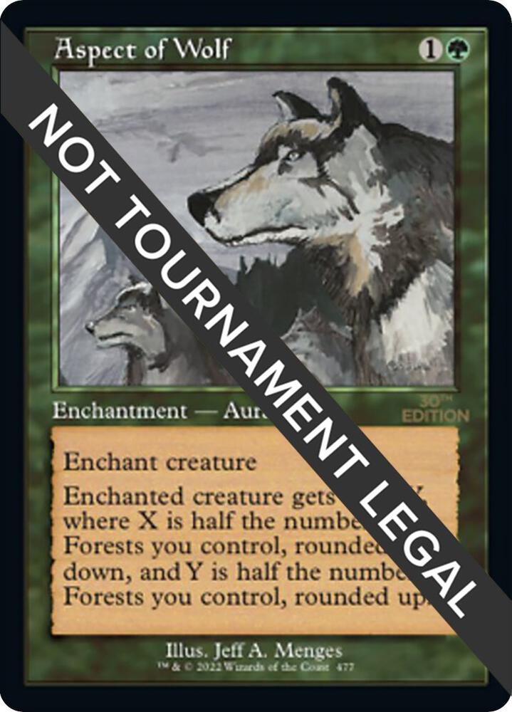 Aspect of Wolf Retro Frame 477/594 (30th Anniversary Edition)  | Good Games Adelaide SA