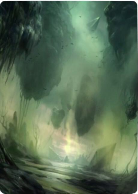 Swamp Art Card 13 81 13 (Art Series: Zendikar Rising)  | Good Games Adelaide SA