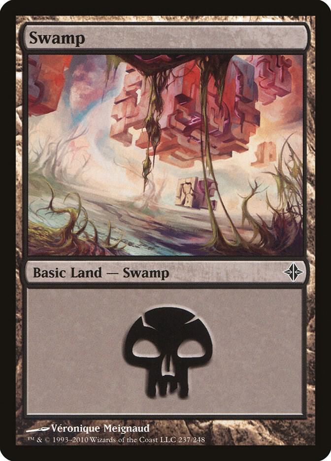 Swamp 237 (Rise of the Eldrazi)  - Foil | Good Games Adelaide SA