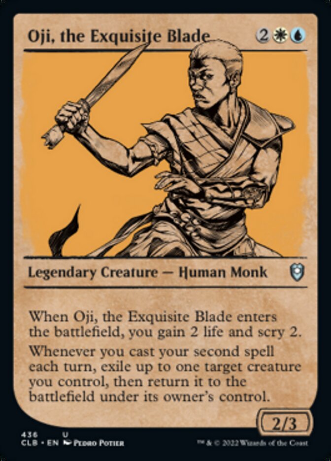 Oji, the Exquisite Blade (Showcase) [Commander Legends: Battle for Baldur's Gate] | Good Games Adelaide SA