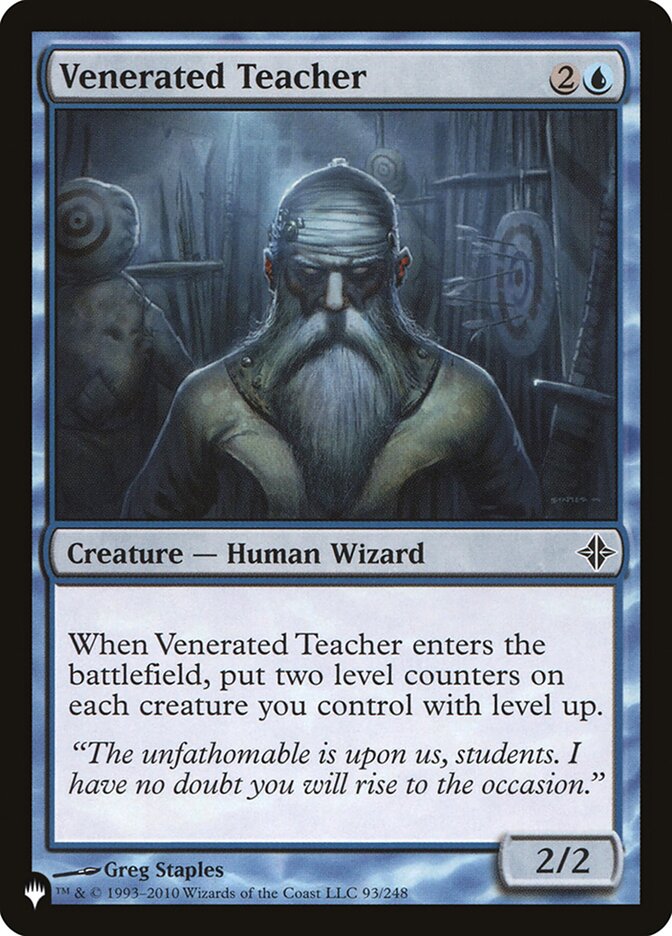 Venerated Teacher [The List] | Good Games Adelaide SA