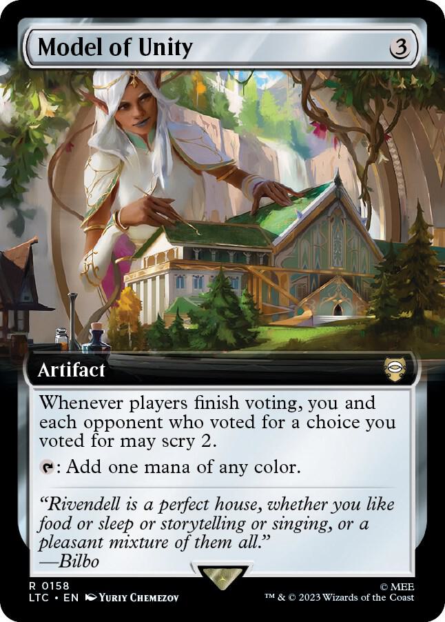 Model of Unity 158 (Commander: The Lord of the Rings: Tales of Middle-earth)  - Extended Art | Good Games Adelaide SA