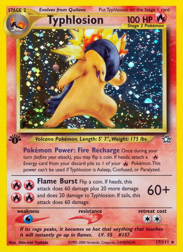 Typhlosion 017/111 (Neo Genesis)  - 1st Edition Holofoil | Good Games Adelaide SA