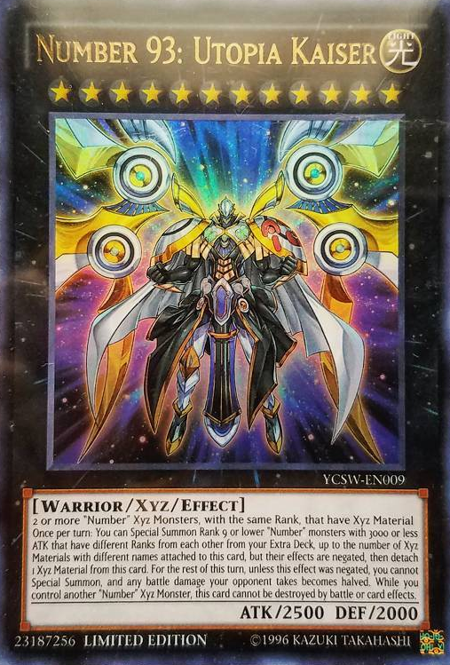 Number 93: Utopia Kaiser [YCSW-EN009] Ultra Rare | Good Games Adelaide SA