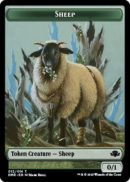 Sheep Token 12 (Dominaria Remastered)  | Good Games Adelaide SA
