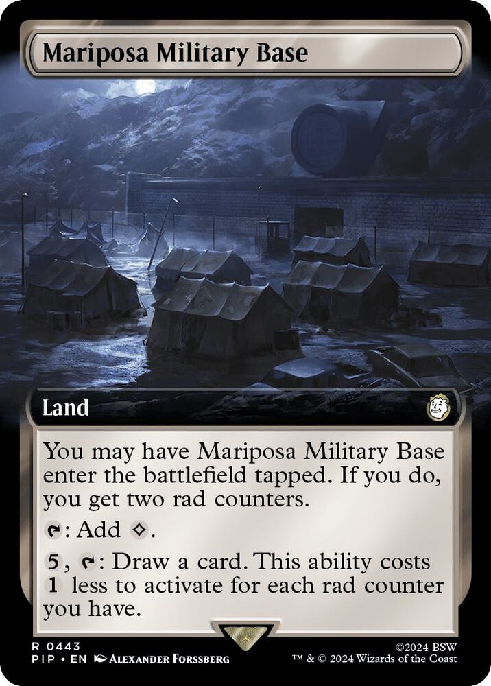 Mariposa Military Base 443 (Universes Beyond: Fallout)  - Foil | Good Games Adelaide SA