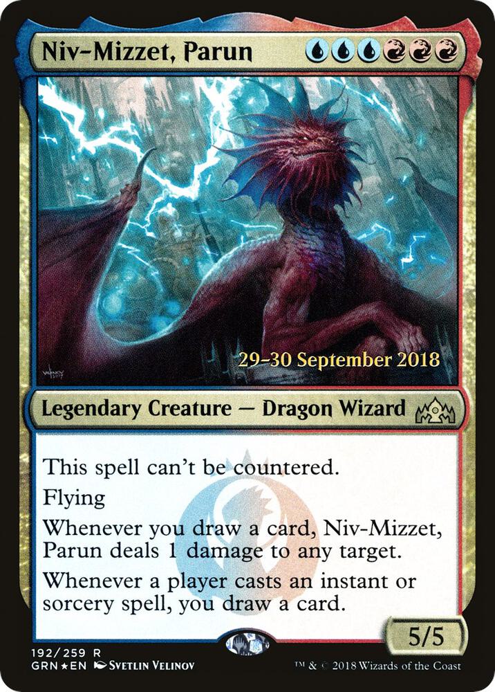 Niv Mizzet Parun 192 (Prerelease Cards)  - Foil | Good Games Adelaide SA