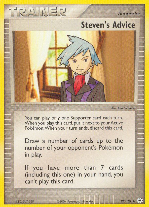 Steven's Advice (92/101) [EX: Hidden Legends] | Good Games Adelaide SA