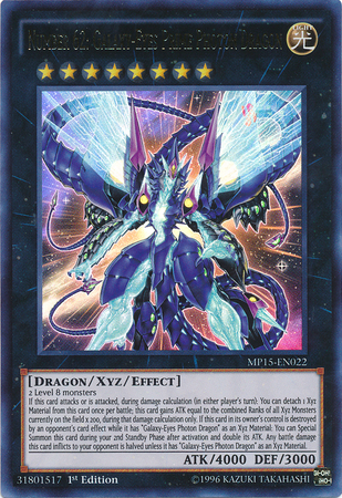 Number 62: Galaxy-Eyes Prime Photon Dragon [MP15-EN022] Ultra Rare | Good Games Adelaide SA