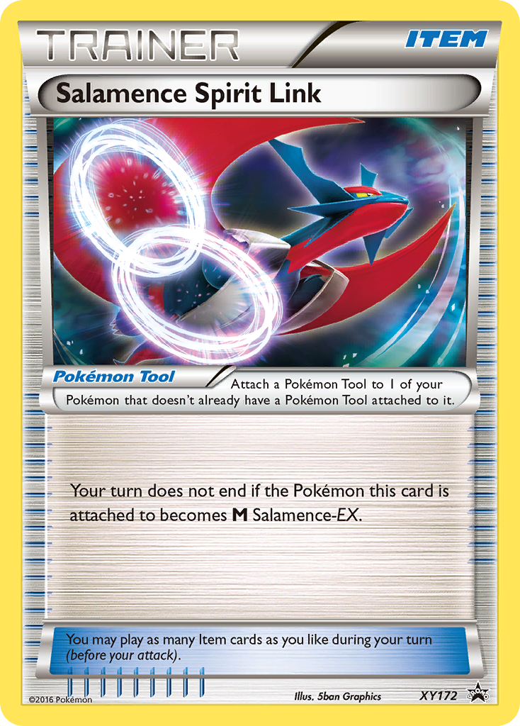 Salamence Spirit Link (XY172) [XY: Black Star Promos] | Good Games Adelaide SA