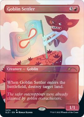 Goblin Settler 1076 (Secret Lair Drop Series)  - Foil | Good Games Adelaide SA