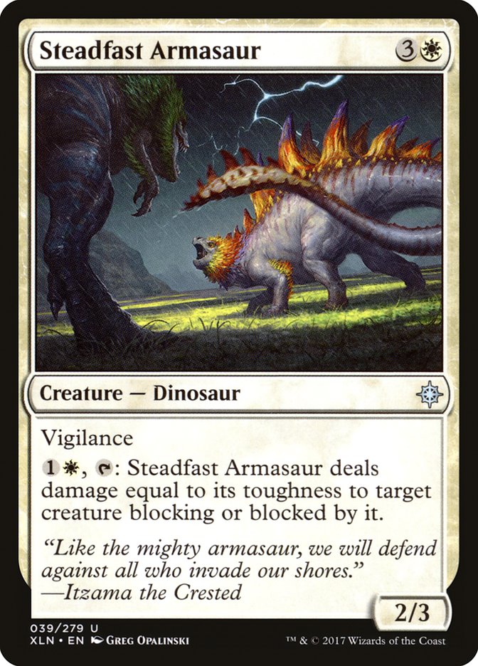 Steadfast Armasaur [Ixalan] | Good Games Adelaide SA