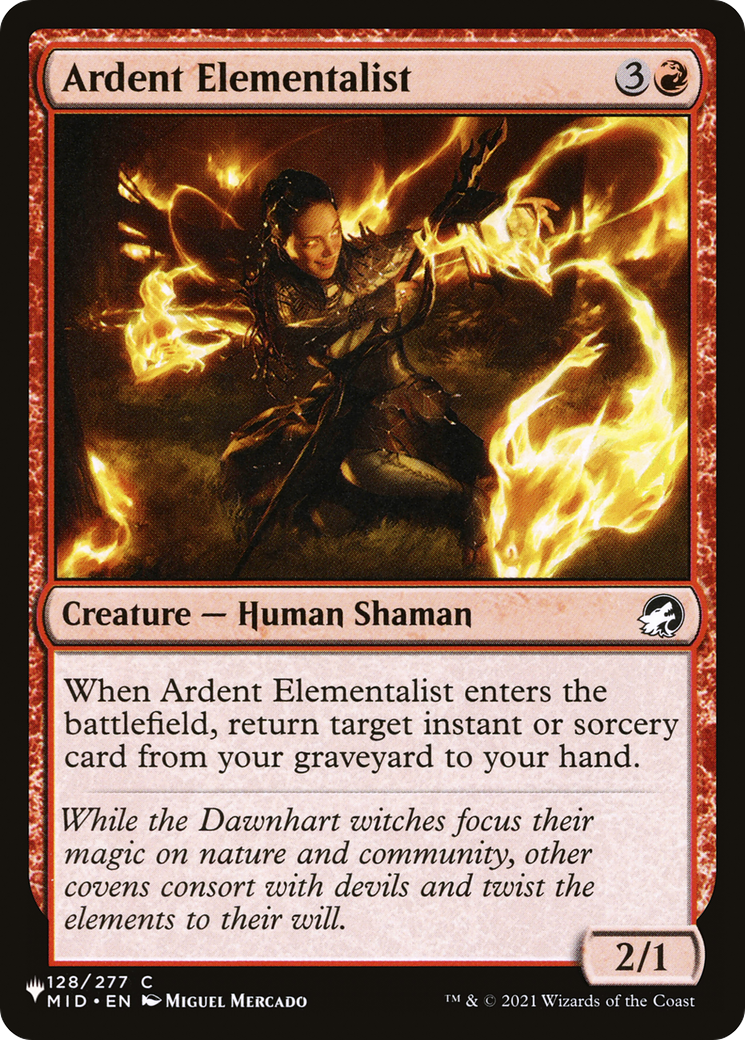Ardent Elementalist [The List Reprints] | Good Games Adelaide SA