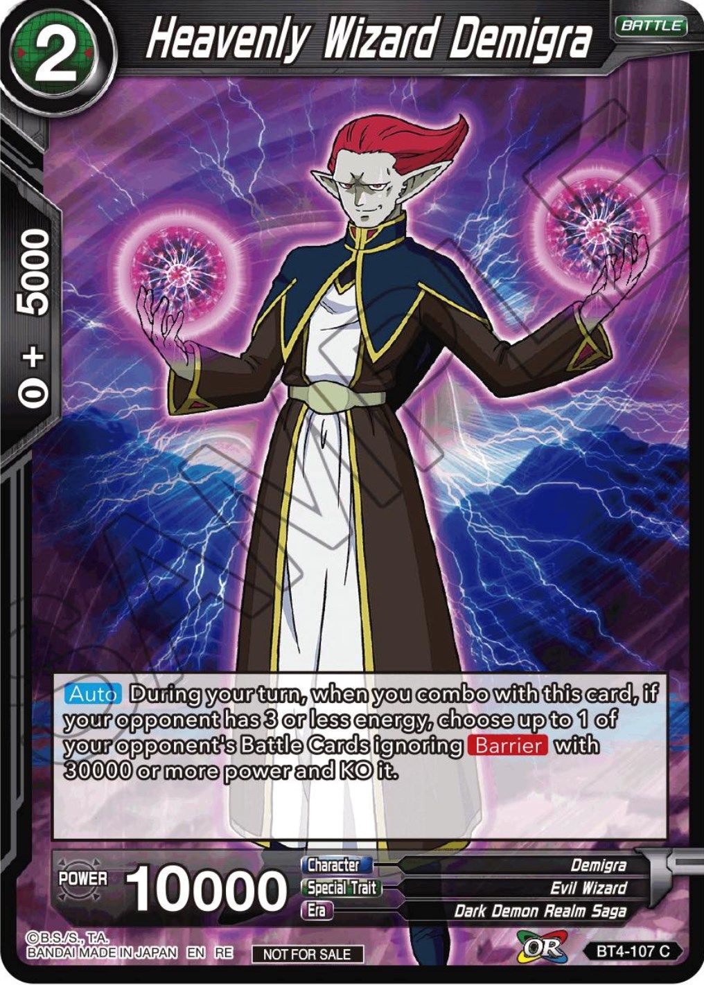 Heavenly Wizard Demigra (Championship Selection Pack 2023 Vol.1) (BT4-107) [Tournament Promotion Cards] | Good Games Adelaide SA