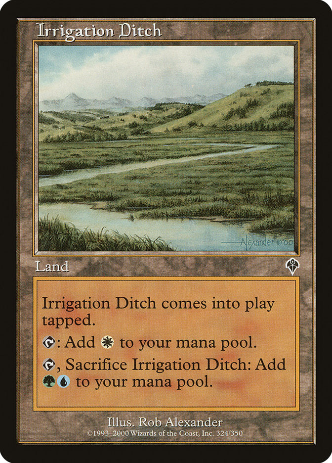 Irrigation Ditch 324 (Invasion)  - Foil | Good Games Adelaide SA