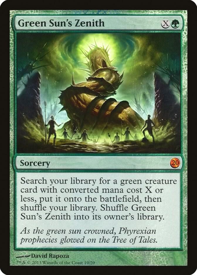 Green Sun's Zenith 19 (From the Vault: Twenty)  - Foil | Good Games Adelaide SA